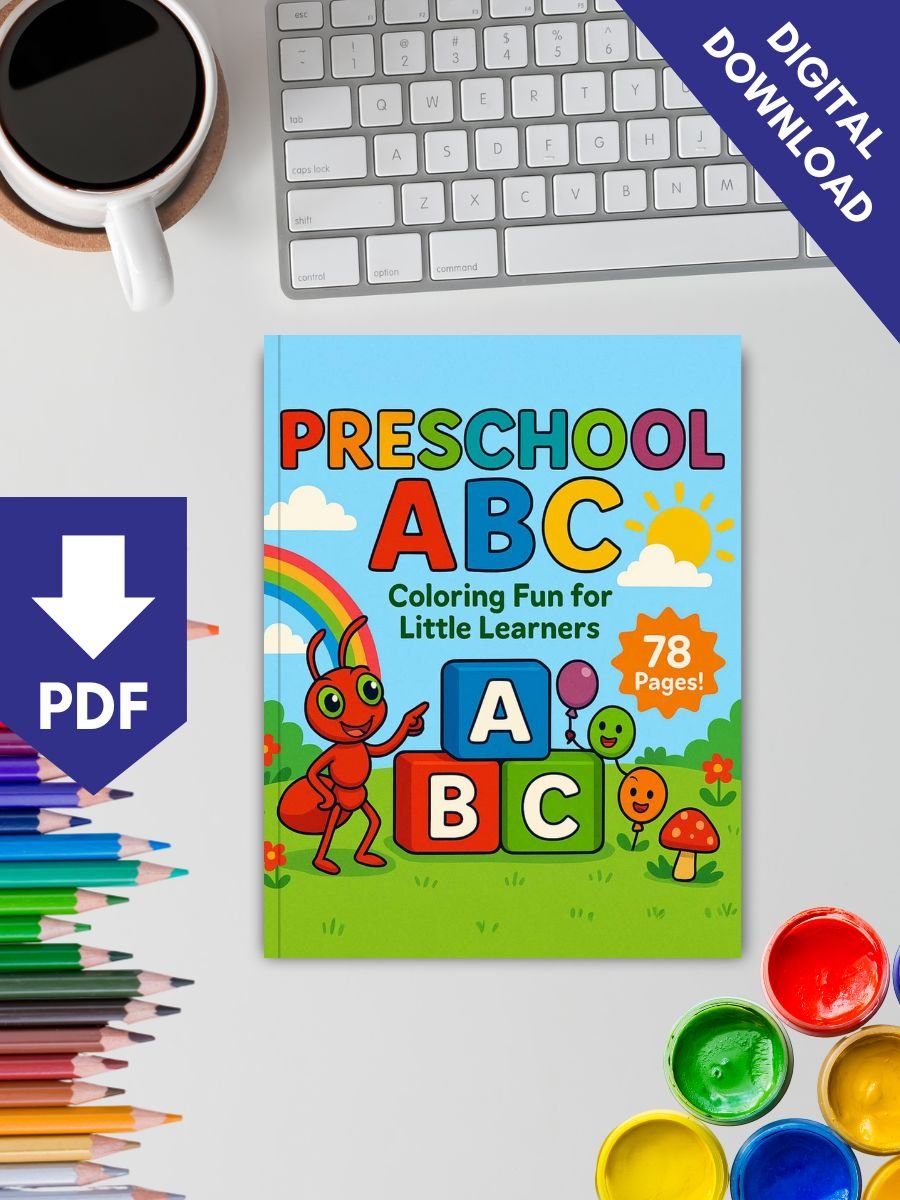 78 Preschool Alphabet Coloring Pages - Image 2