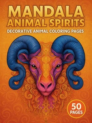 Mandala Animal Spirits &ndash; 50 Decorative Animal Pages