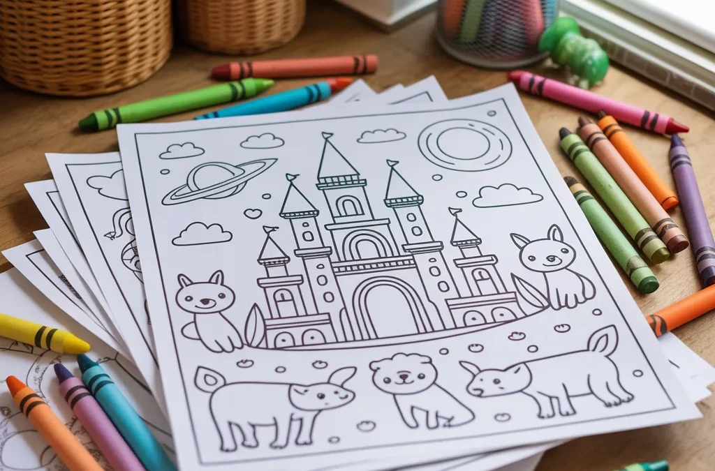 Why Printable Coloring Books Are Perfect for Kids